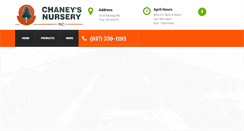 Desktop Screenshot of chaneysnursery.com